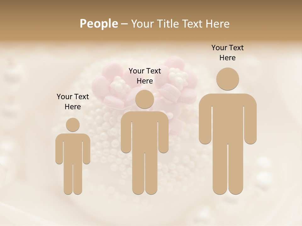 Round Hand Decorated Finger Food PowerPoint Template