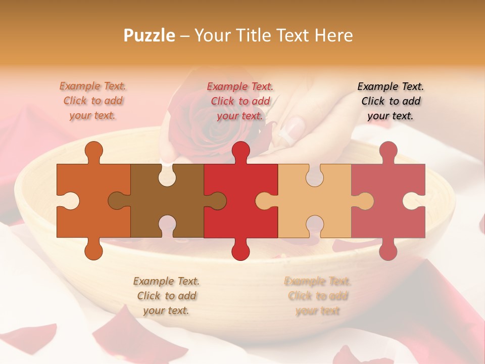 Red Handcare Natural PowerPoint Template