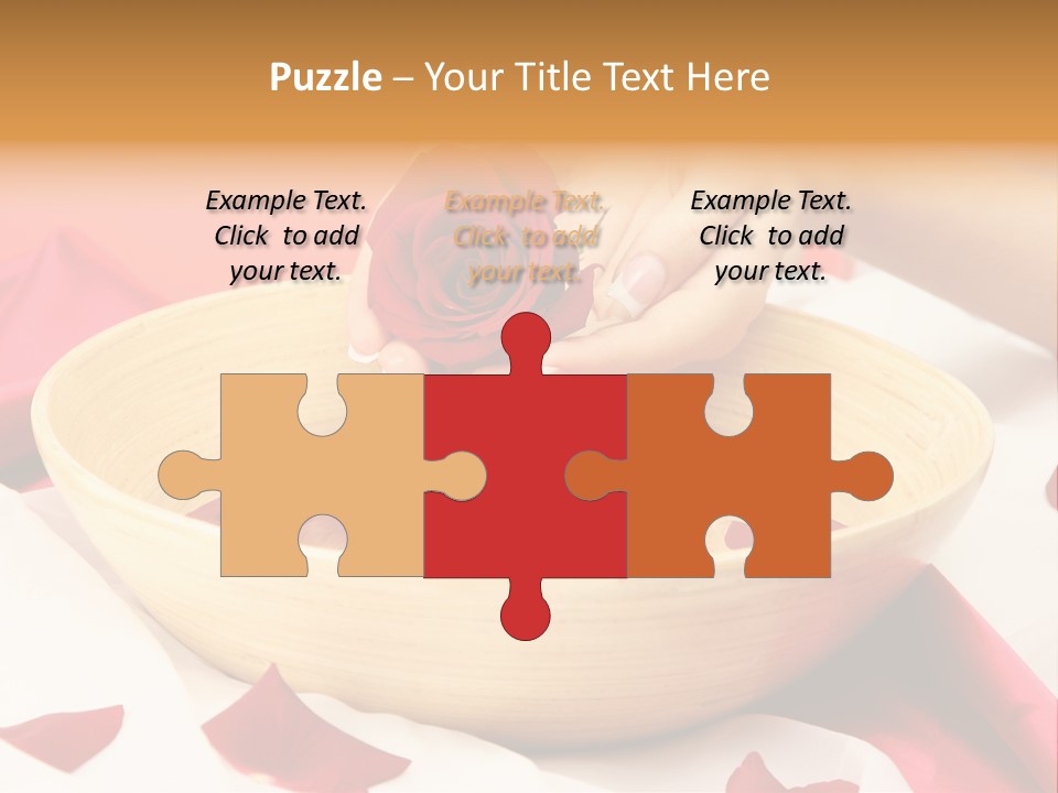 Red Handcare Natural PowerPoint Template