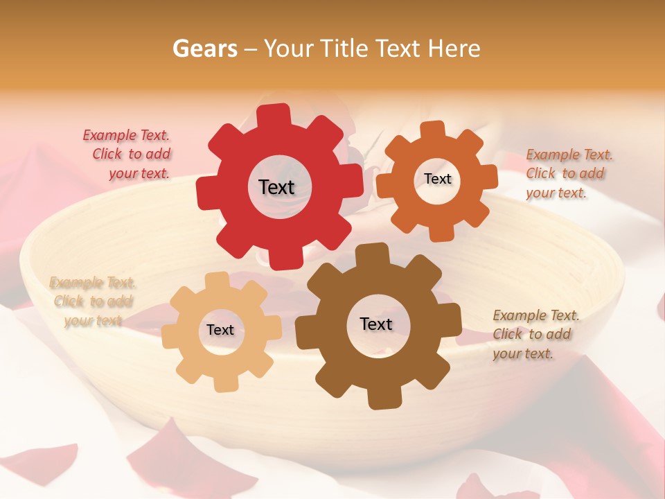 Red Handcare Natural PowerPoint Template