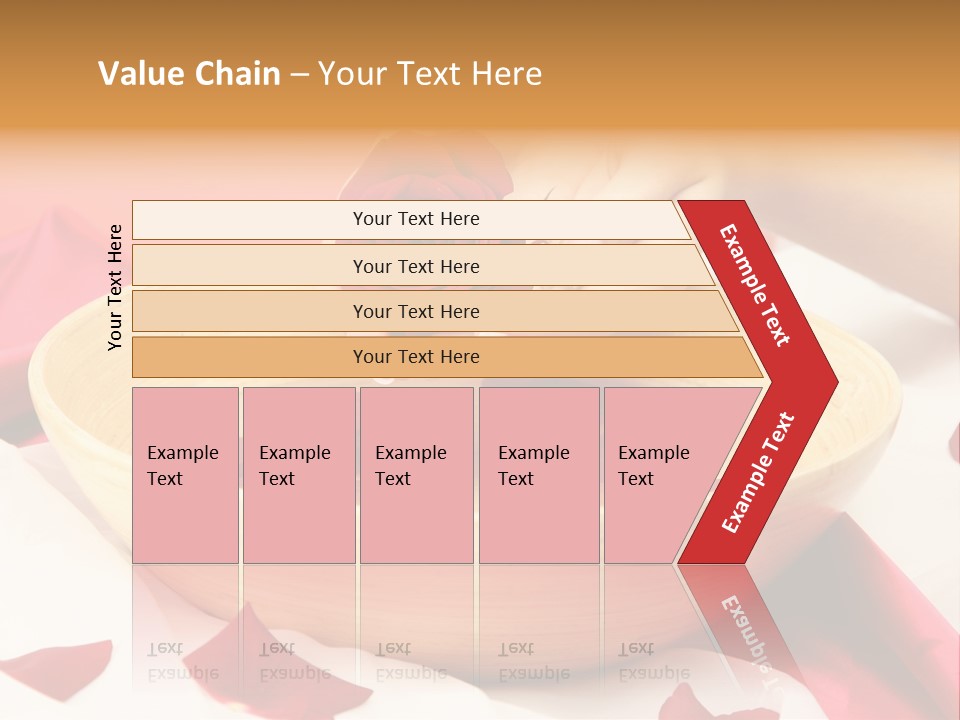 Red Handcare Natural PowerPoint Template