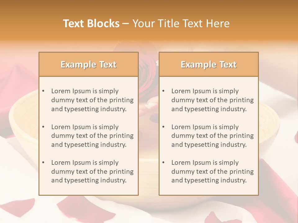 Red Handcare Natural PowerPoint Template
