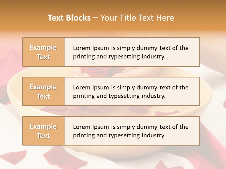 Red Handcare Natural PowerPoint Template