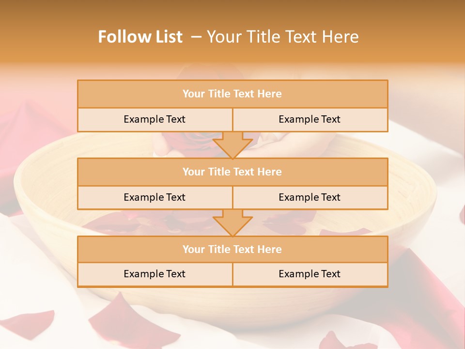 Red Handcare Natural PowerPoint Template