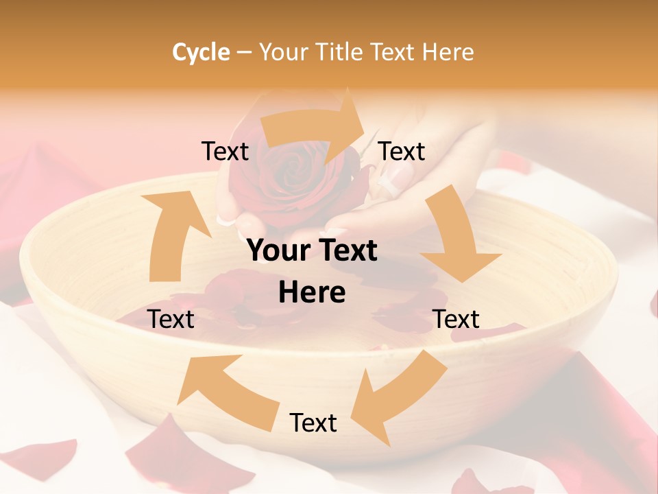 Red Handcare Natural PowerPoint Template