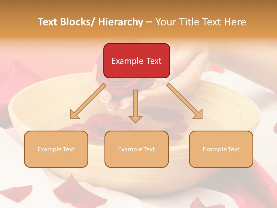 Red Handcare Natural PowerPoint Template