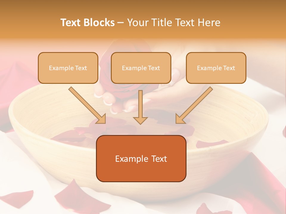 Red Handcare Natural PowerPoint Template