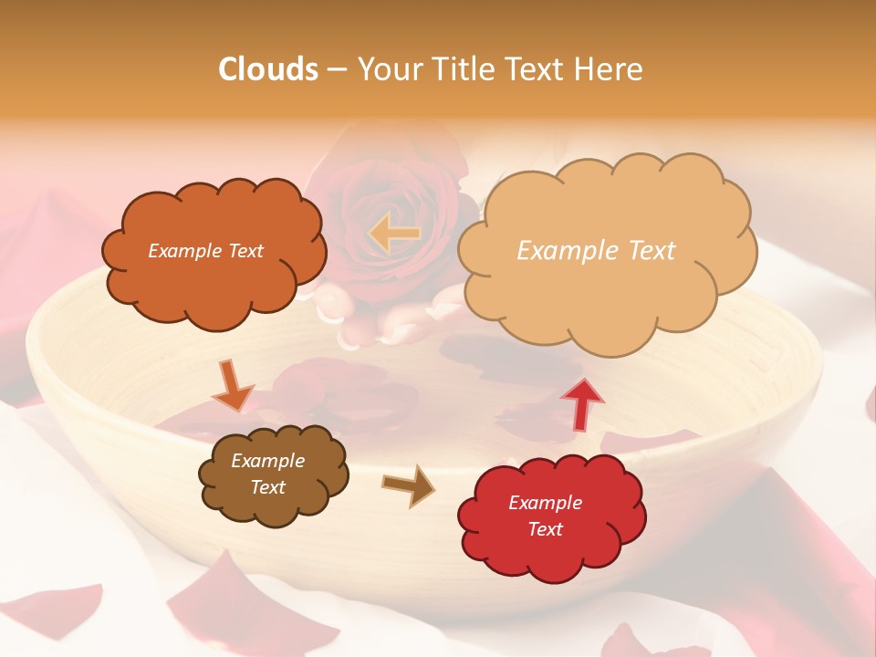 Red Handcare Natural PowerPoint Template