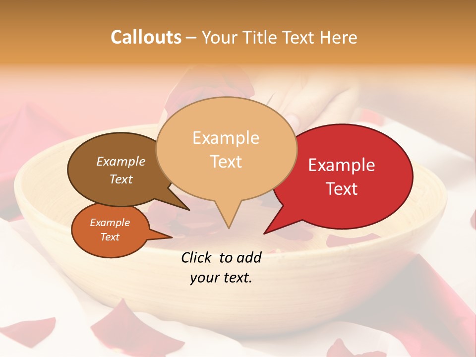 Red Handcare Natural PowerPoint Template