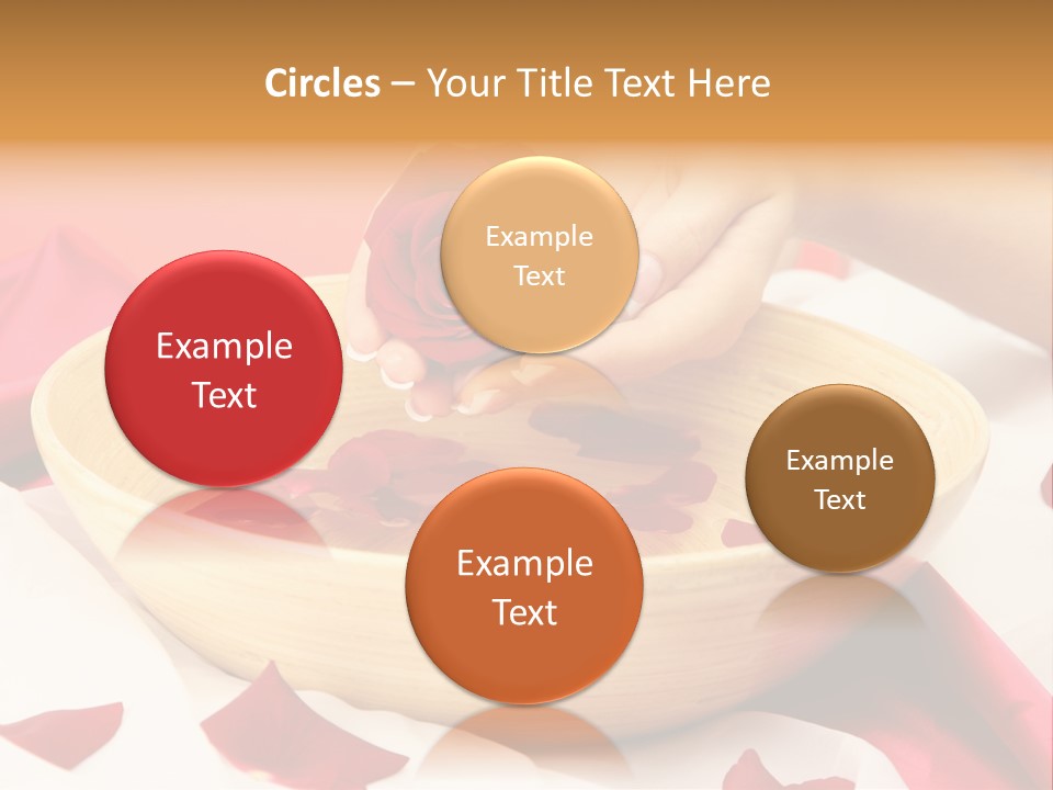 Red Handcare Natural PowerPoint Template
