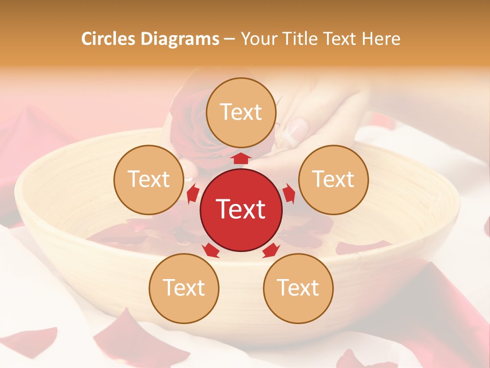 Red Handcare Natural PowerPoint Template