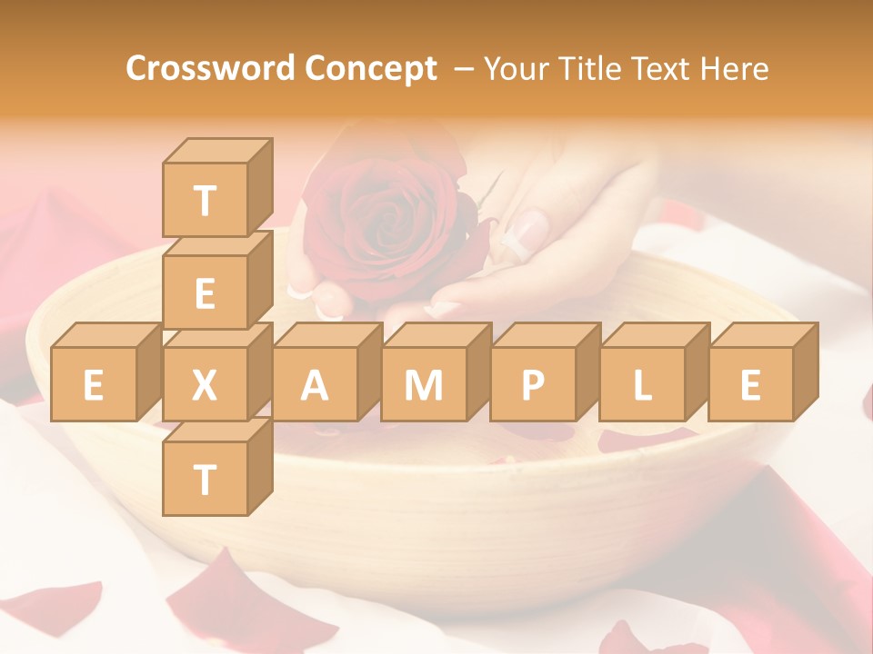 Red Handcare Natural PowerPoint Template