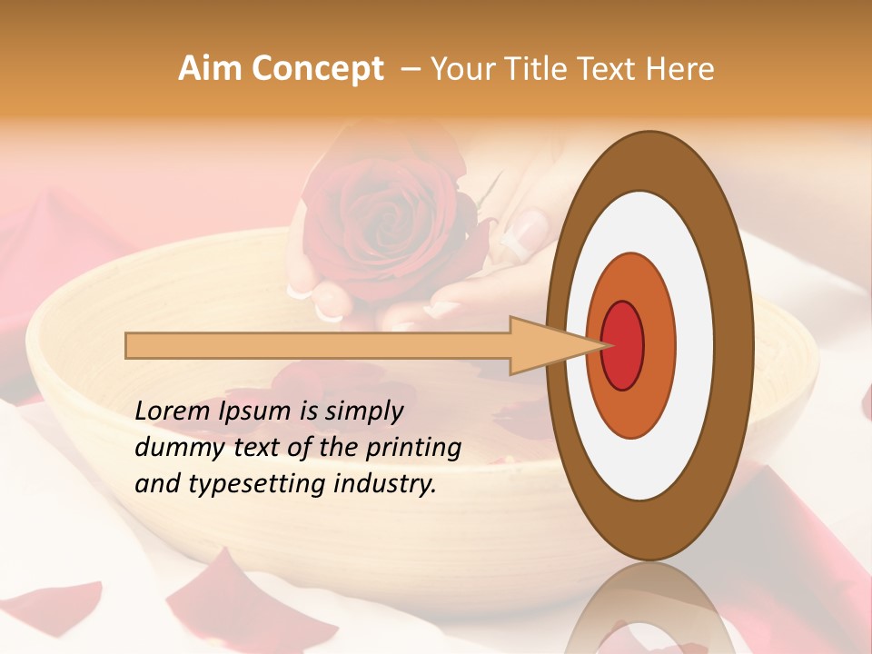 Red Handcare Natural PowerPoint Template