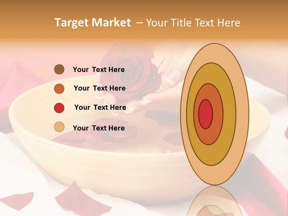 Red Handcare Natural PowerPoint Template