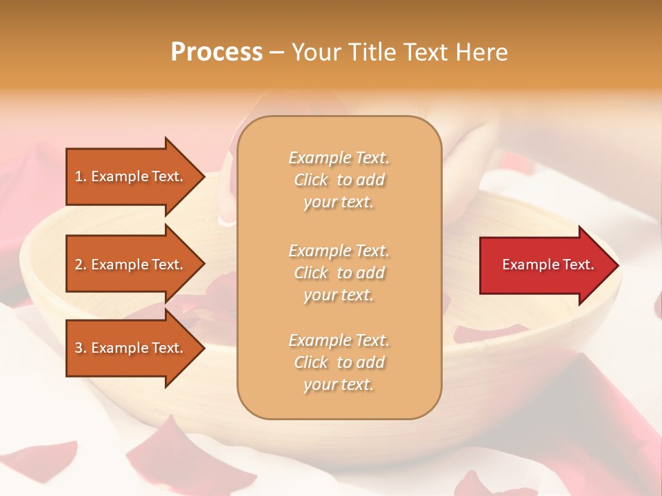Red Handcare Natural PowerPoint Template