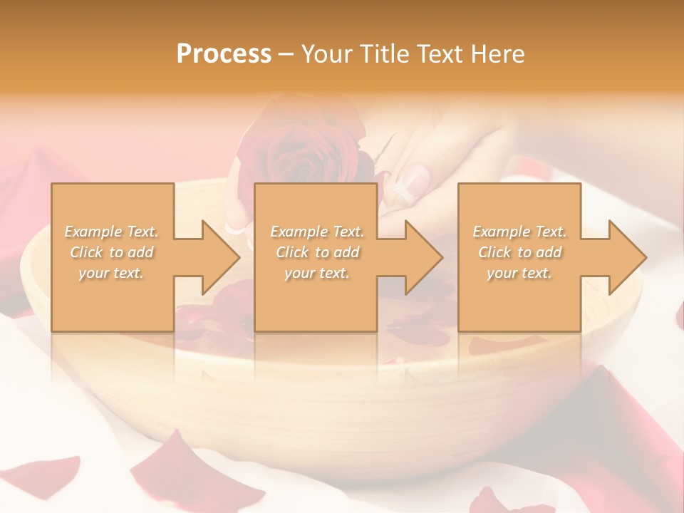 Red Handcare Natural PowerPoint Template