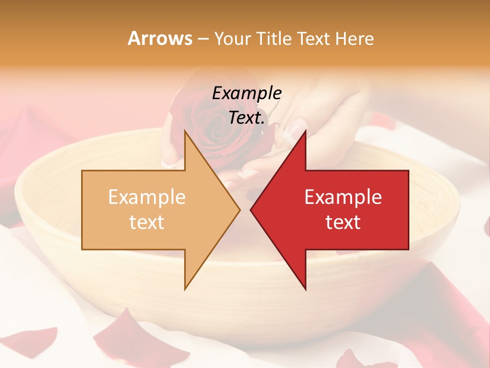 Red Handcare Natural PowerPoint Template