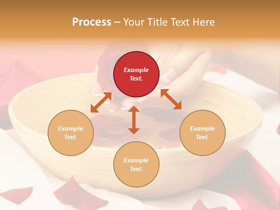 Red Handcare Natural PowerPoint Template