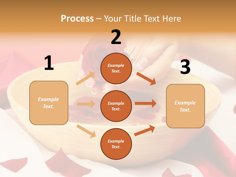 Red Handcare Natural PowerPoint Template