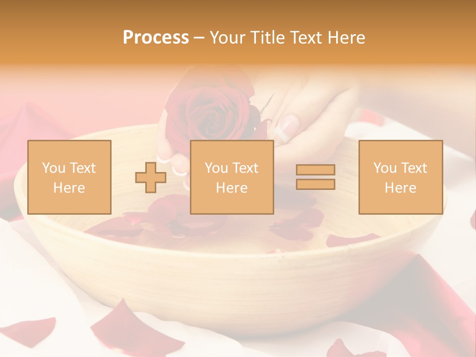 Red Handcare Natural PowerPoint Template