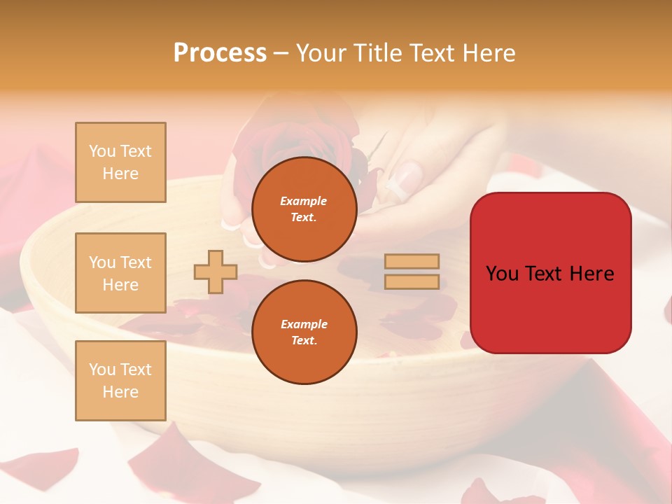 Red Handcare Natural PowerPoint Template