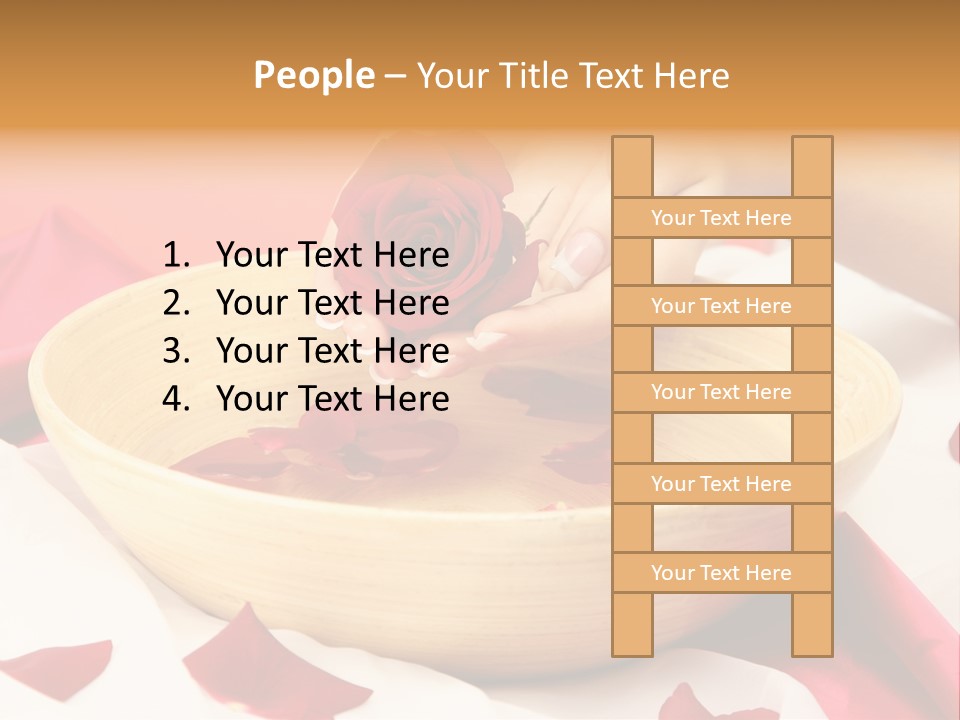 Red Handcare Natural PowerPoint Template