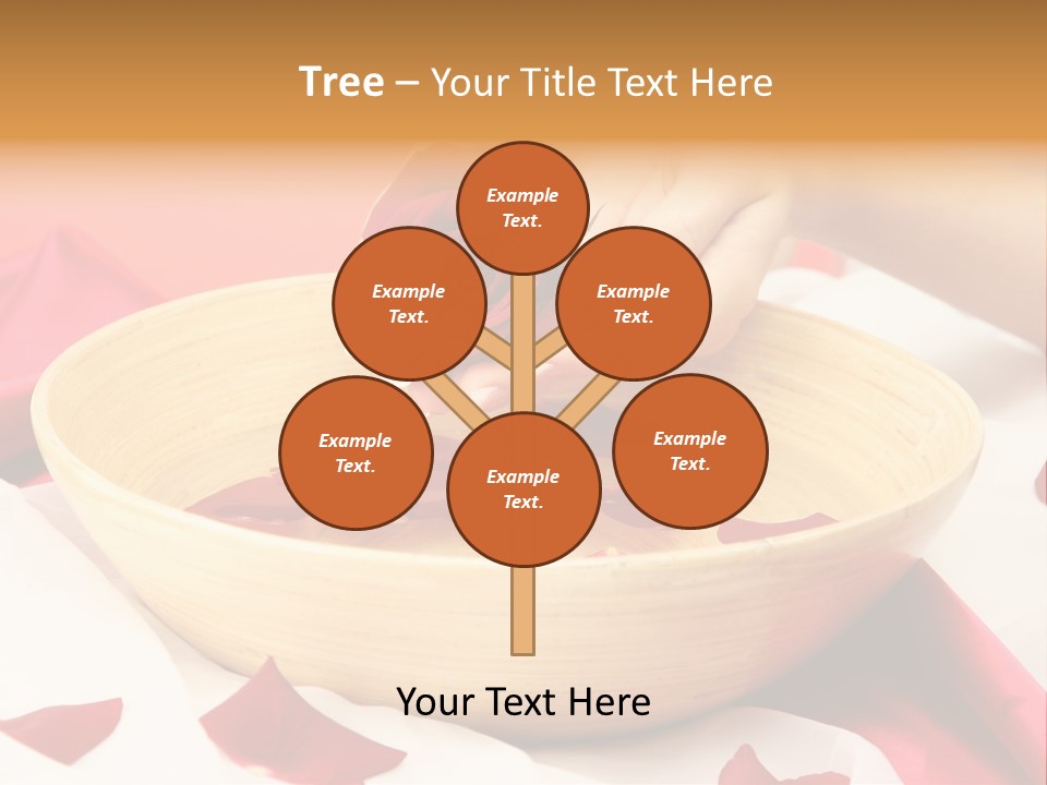 Red Handcare Natural PowerPoint Template