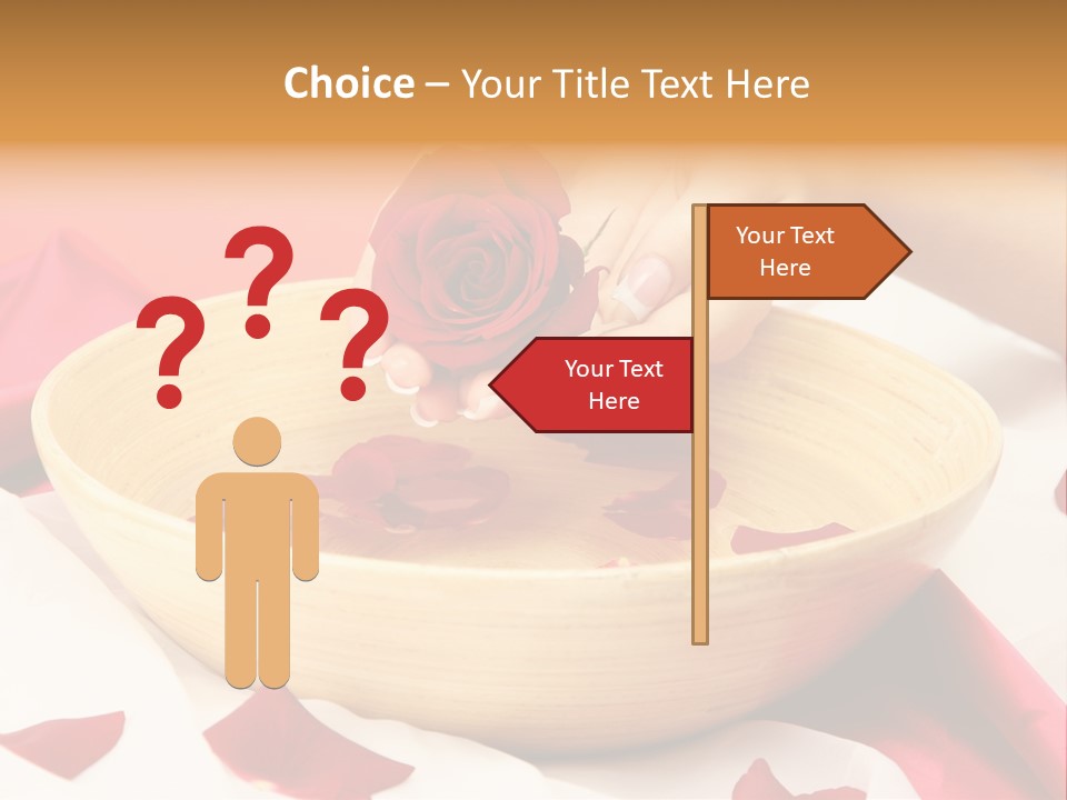 Red Handcare Natural PowerPoint Template
