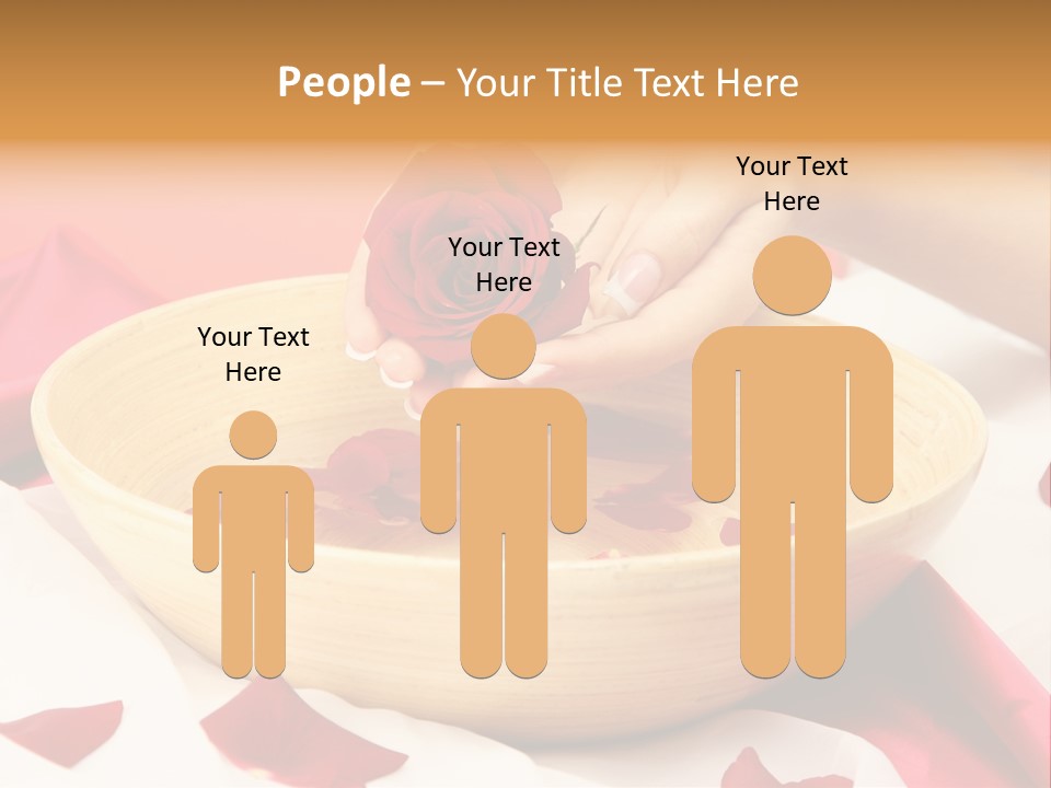 Red Handcare Natural PowerPoint Template