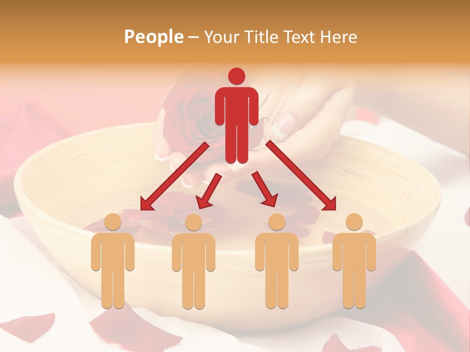 Red Handcare Natural PowerPoint Template