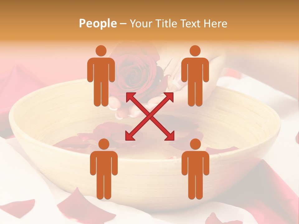 Red Handcare Natural PowerPoint Template