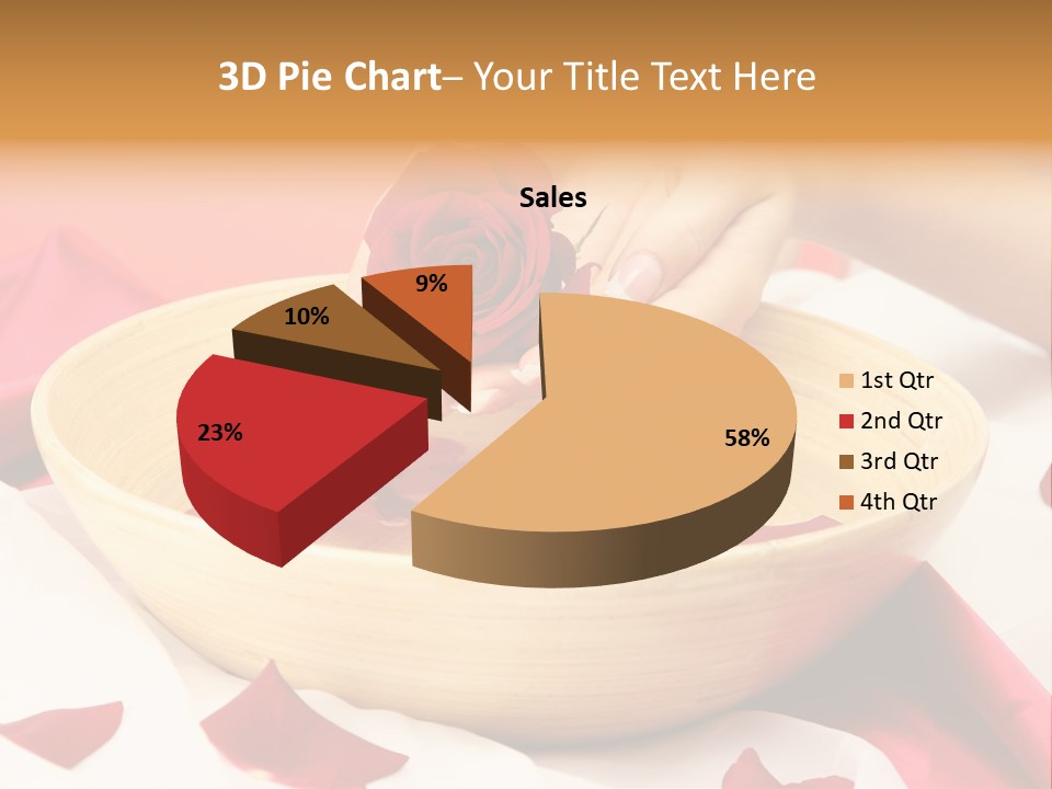 Red Handcare Natural PowerPoint Template
