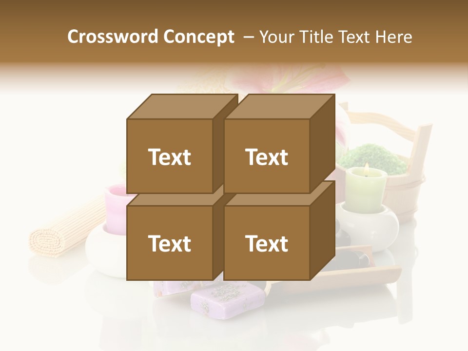 Aromatherapy Setting Bast PowerPoint Template