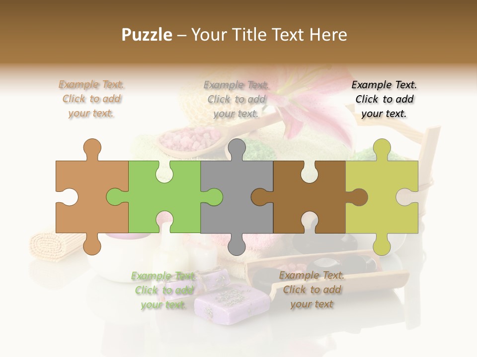 Aromatherapy Setting Bast PowerPoint Template