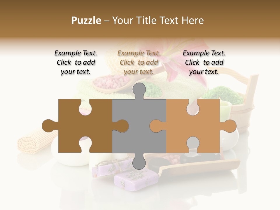 Aromatherapy Setting Bast PowerPoint Template