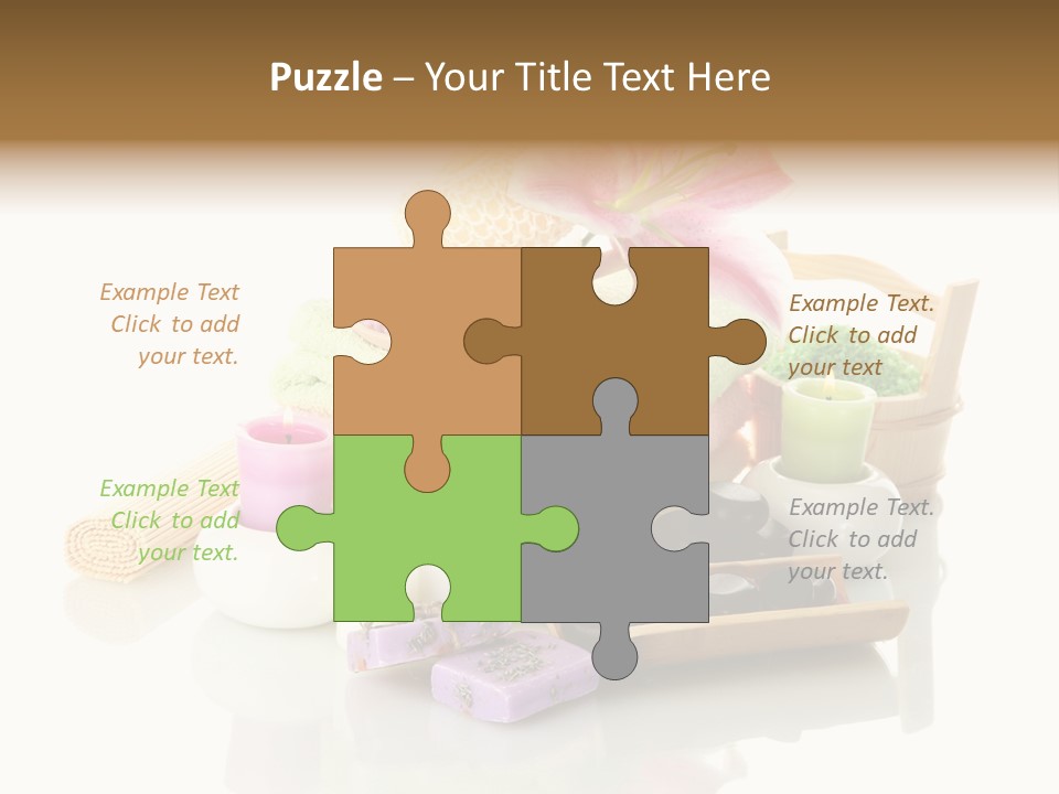 Aromatherapy Setting Bast PowerPoint Template