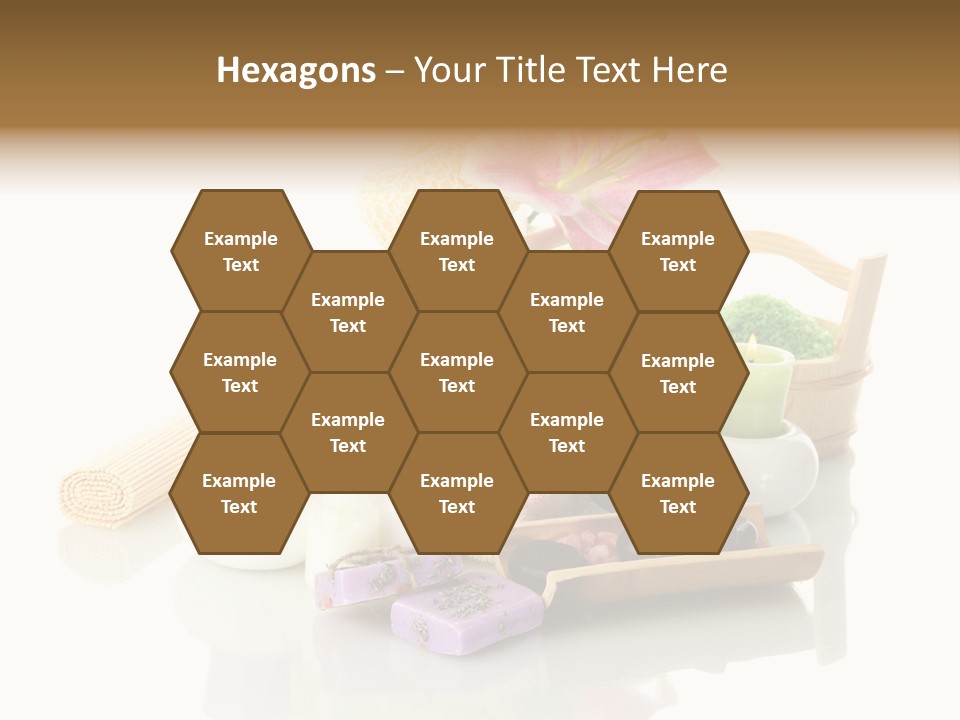 Aromatherapy Setting Bast PowerPoint Template