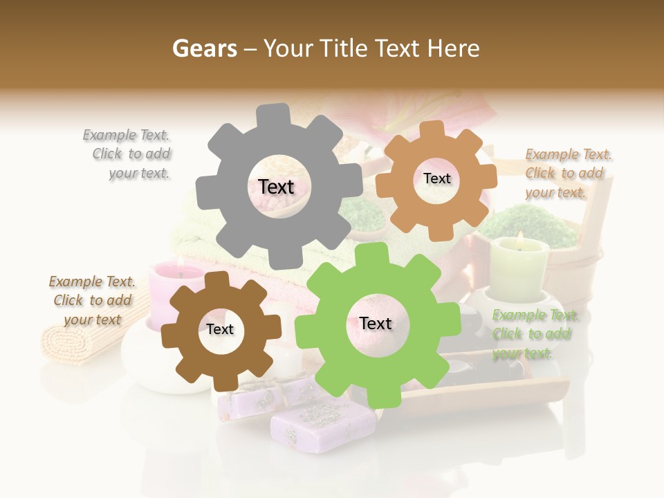 Aromatherapy Setting Bast PowerPoint Template