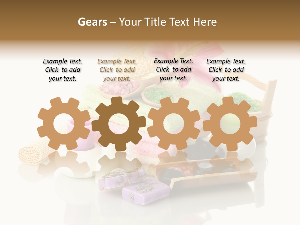 Aromatherapy Setting Bast PowerPoint Template