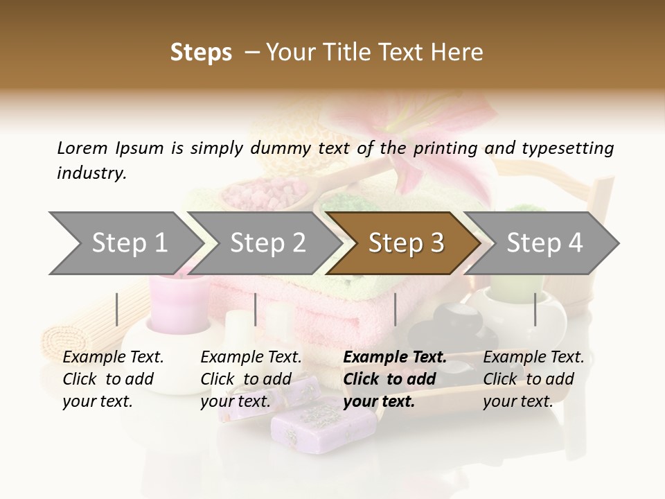 Aromatherapy Setting Bast PowerPoint Template
