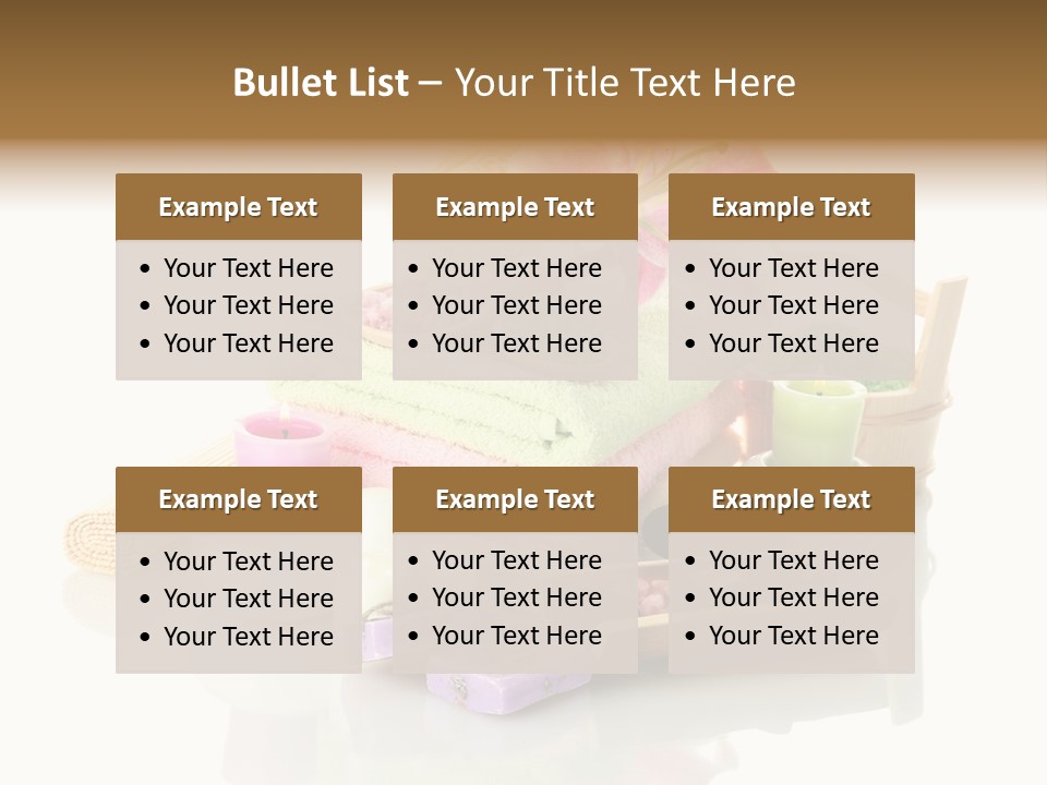 Aromatherapy Setting Bast PowerPoint Template