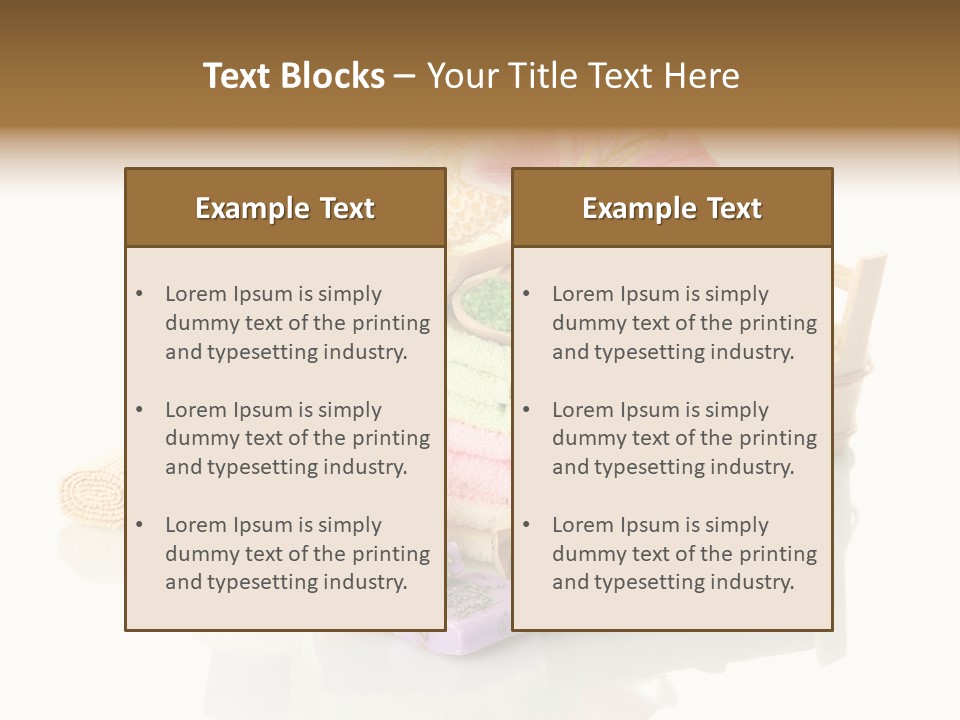 Aromatherapy Setting Bast PowerPoint Template
