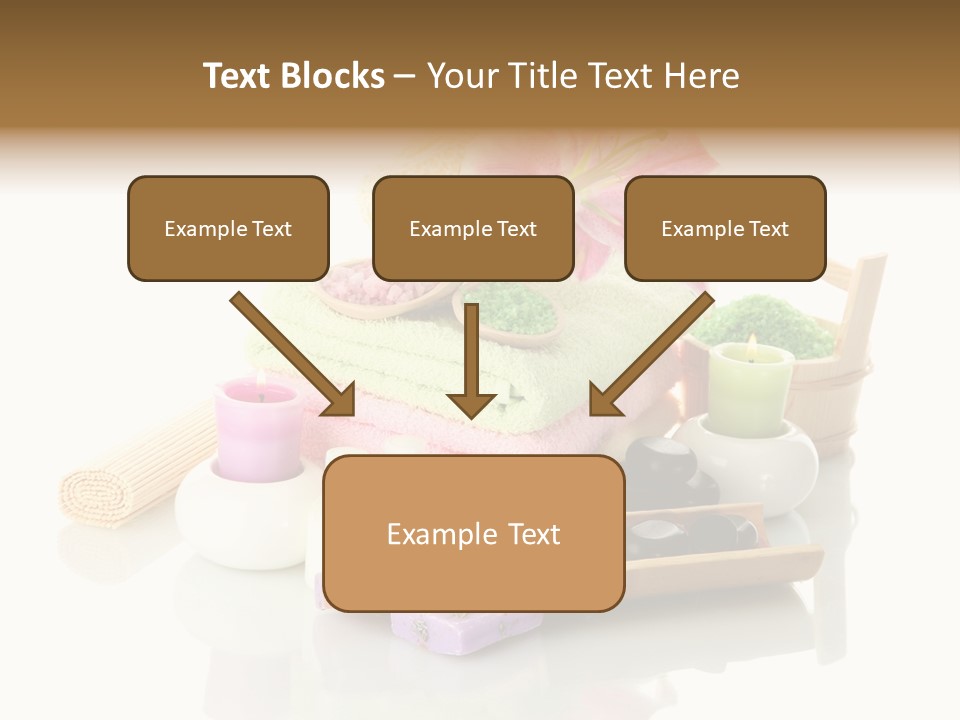 Aromatherapy Setting Bast PowerPoint Template
