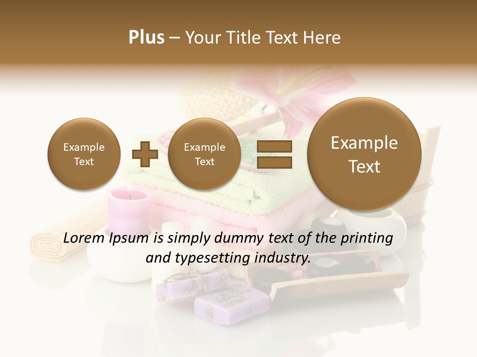 Aromatherapy Setting Bast PowerPoint Template