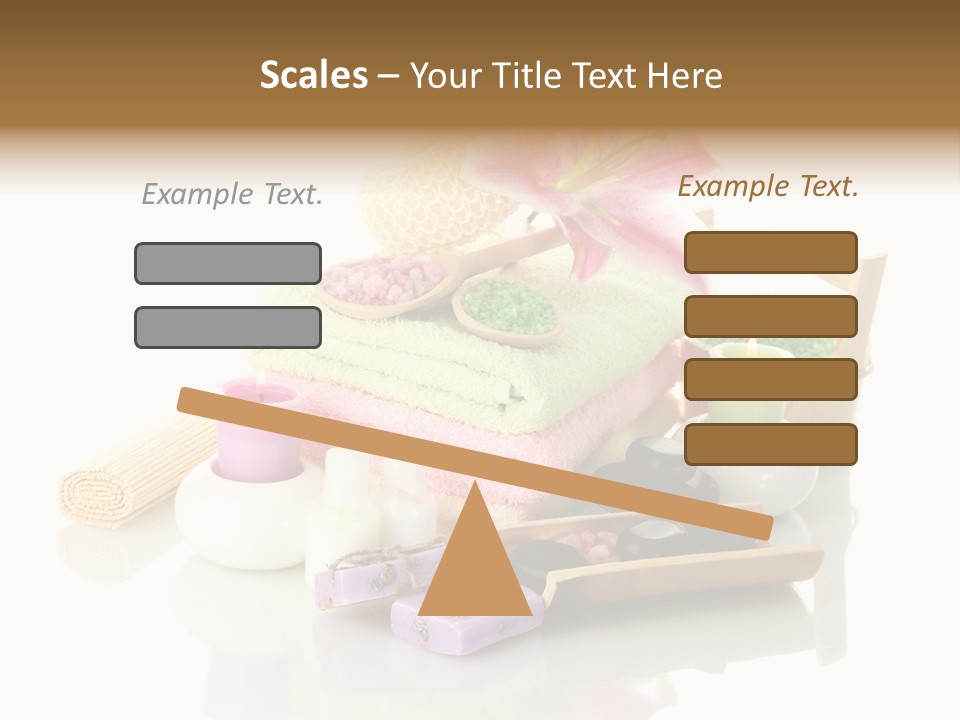 Aromatherapy Setting Bast PowerPoint Template