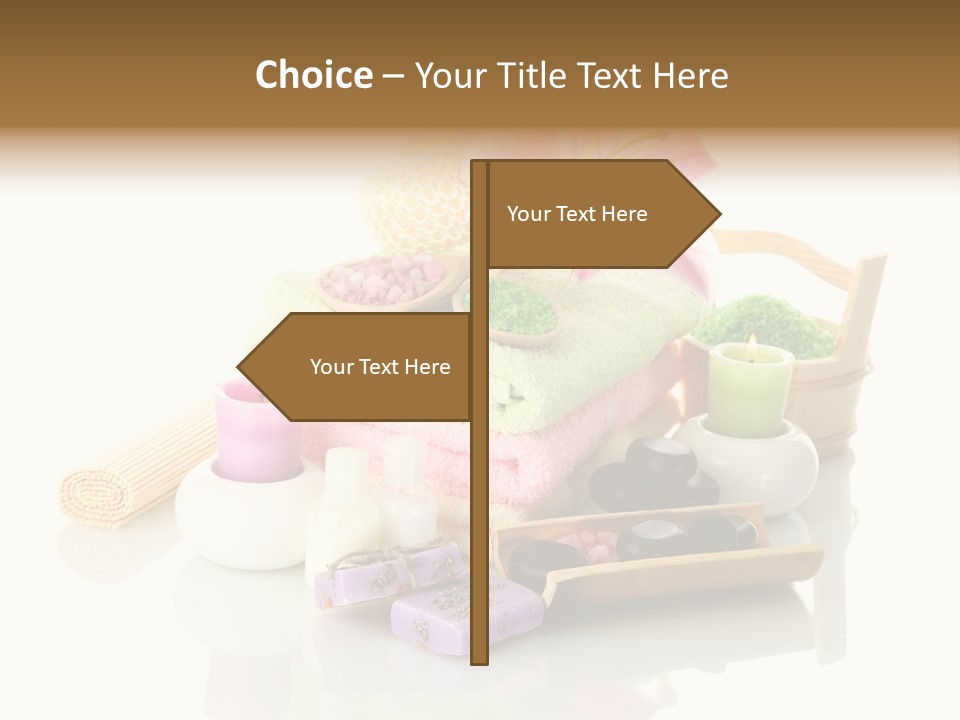Aromatherapy Setting Bast PowerPoint Template