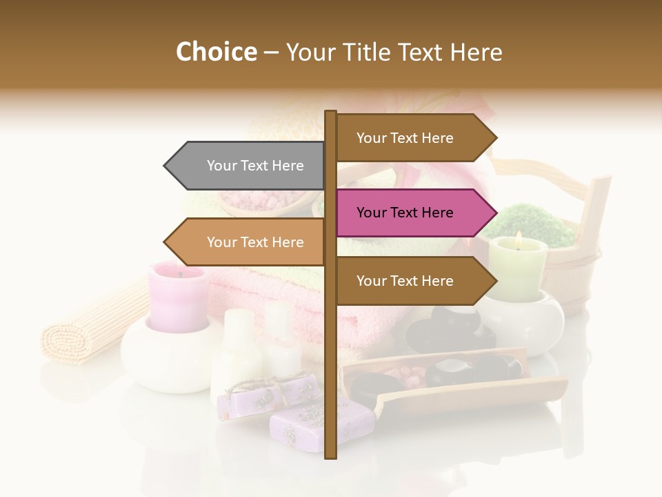 Aromatherapy Setting Bast PowerPoint Template
