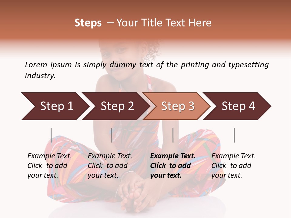 Looking Up Active Sweet PowerPoint Template
