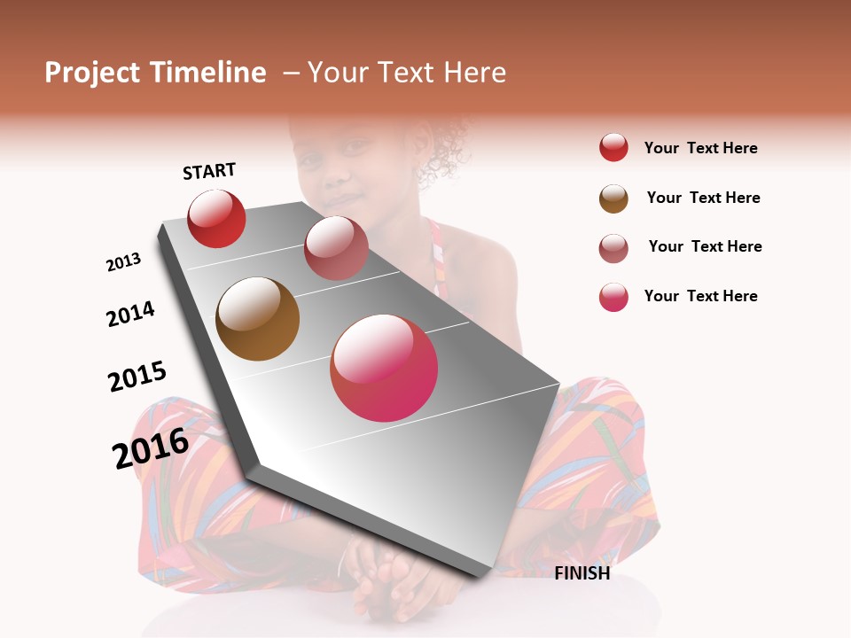 Looking Up Active Sweet PowerPoint Template