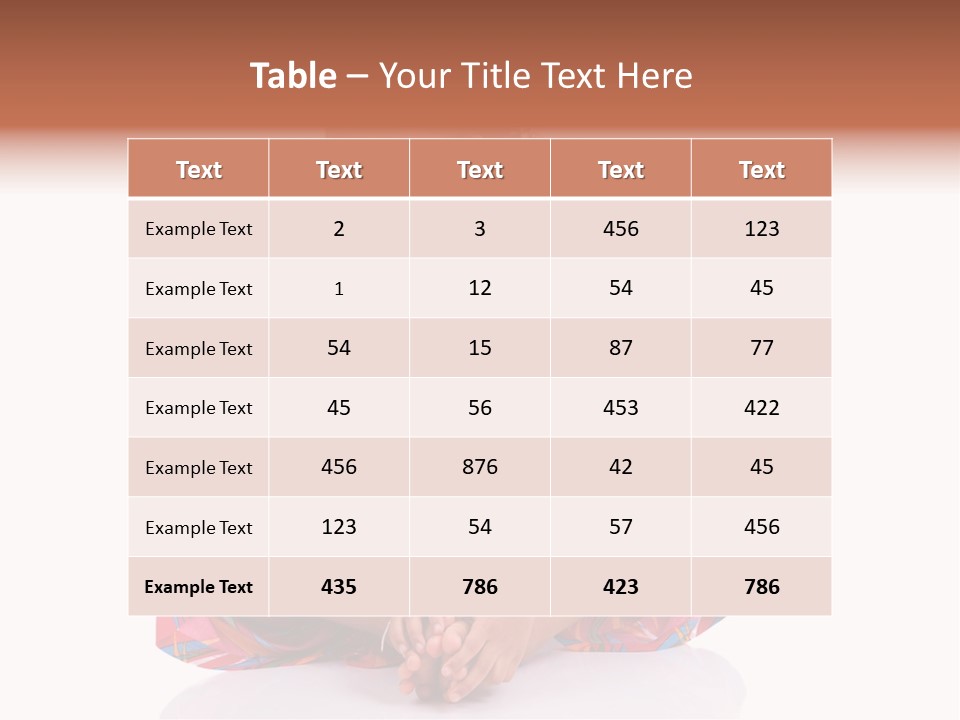 Looking Up Active Sweet PowerPoint Template